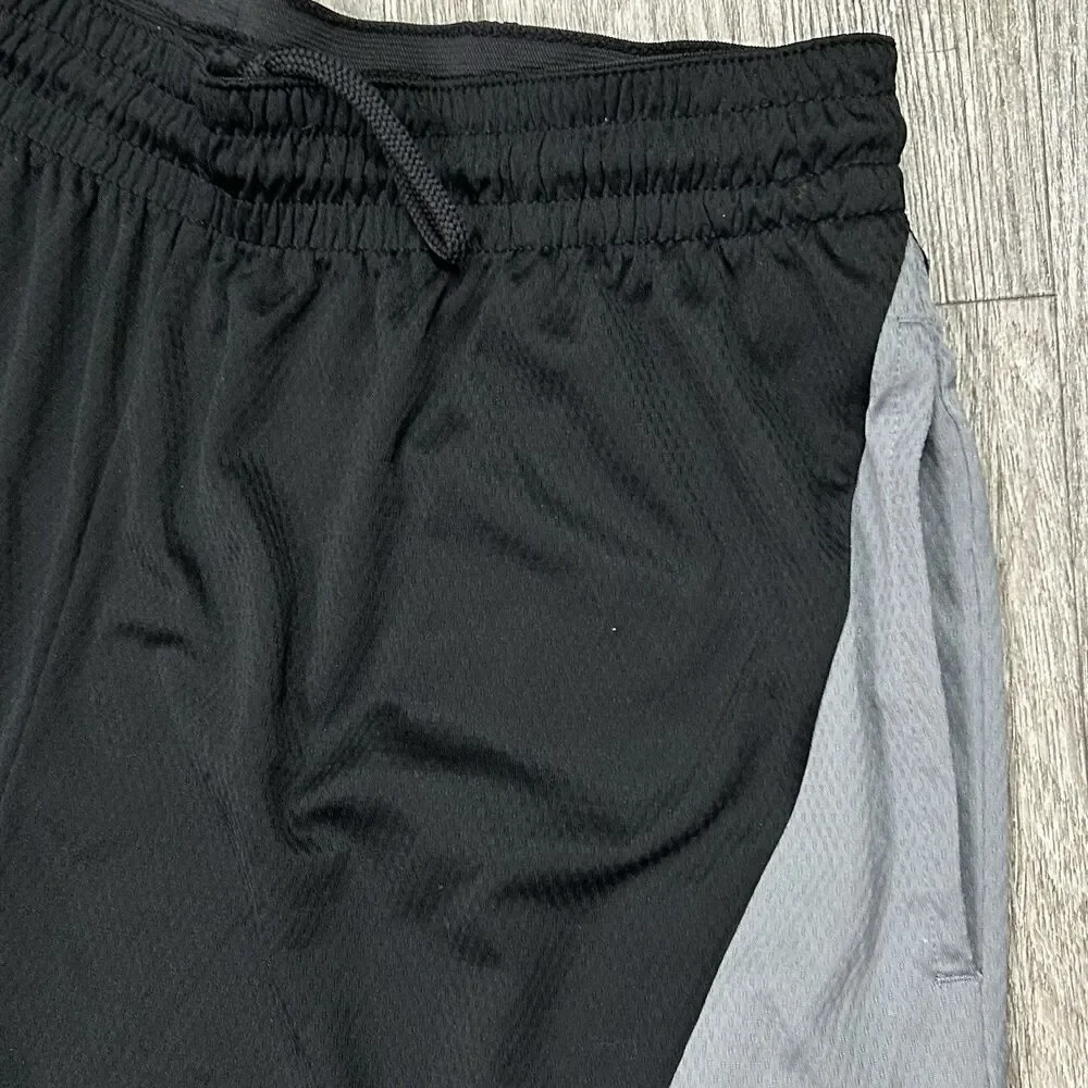 Nike Men's Dri-FIT Rival Basketball Shorts Black Grey Size Large CV1923-017 EUC